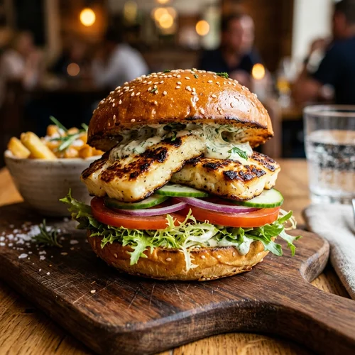 Haloumi Burger